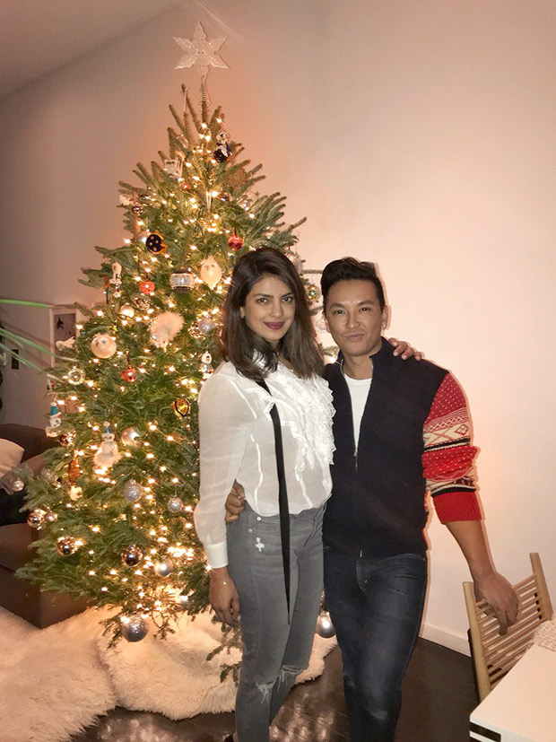 Check out Priyanka Chopra begins Christmas celebration early with designer Prabal Gurung