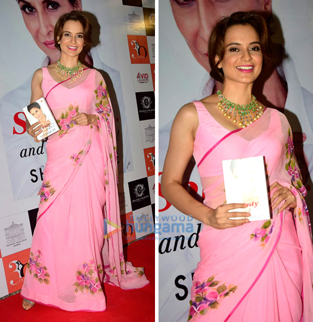 Daily Style Pill Kangana Ranaut has a flirty affair with a hot pink chiffon saree and here’s why we love it! (6)