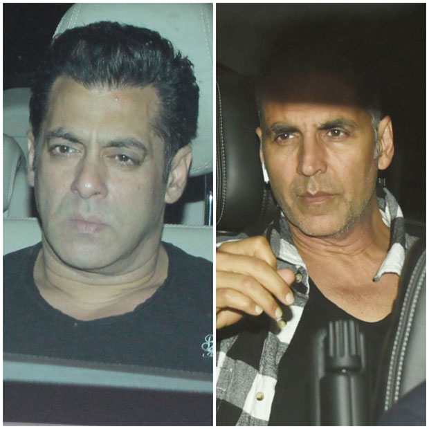 PHOTOS Putting rumours to rest, Akshay Kumar attends Salman Khan's screening of Tiger Zinda Hai (1)
