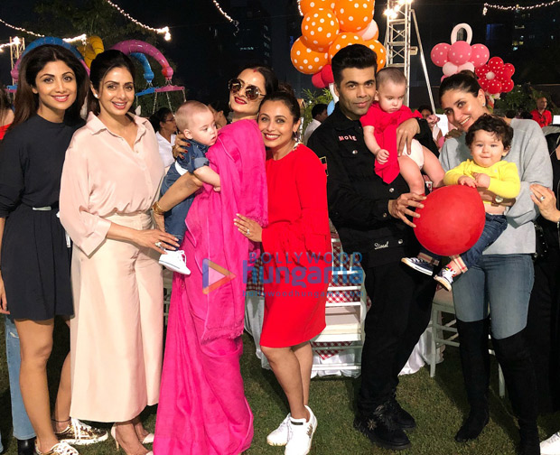 Shah Rukh Khan, AbRam Khan, Kareena Kapoor Khan, Taimur, Karan Johar and others attend Rani Mukerji's daughter Adira's birthday party! (1)