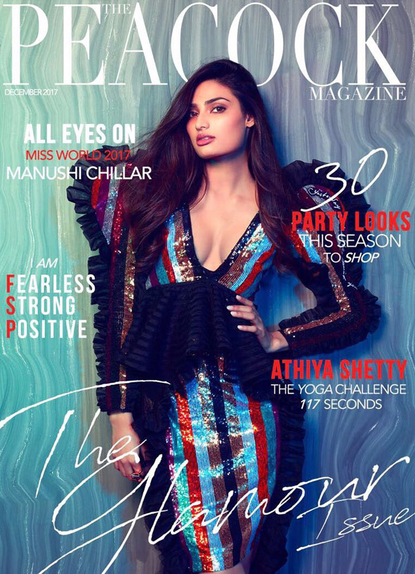 Athiya Shetty On The Cover Of The Peacock