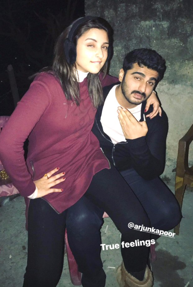 WATCH Arjun Kapoor sneaks up on Parineeti Chopra on the sets of Sandeep Aur Pinky Faraar2