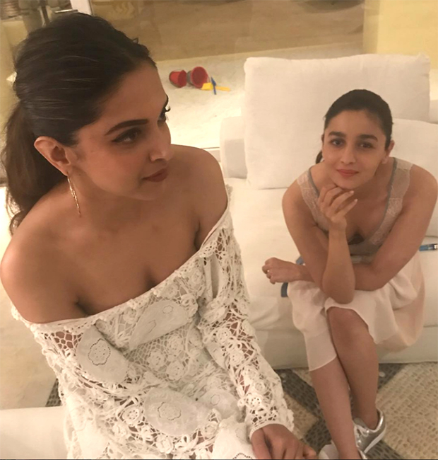 Deepika Padukone in Chloe at SRK's birthday celebrations in Alibaug with Alia Bhatt