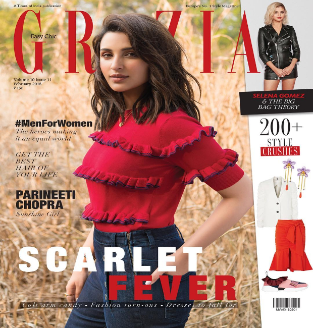Sunshine girl Parineeti Chopra shines bright for Grazia cover this February Parineeti Chopra for Grazia February 2018