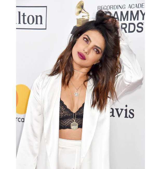 Priyanka Chopra at Clive Davis' Pre-Grammy 2018 party