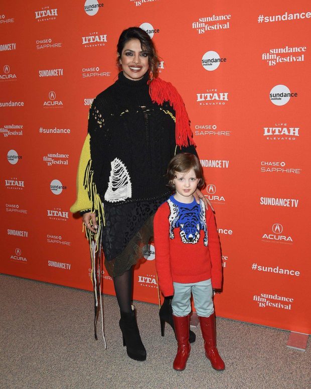 sundance festival 2018: priyanka chopra joins claire danes, jim parsons and leo james for the premiere of a kid like jake