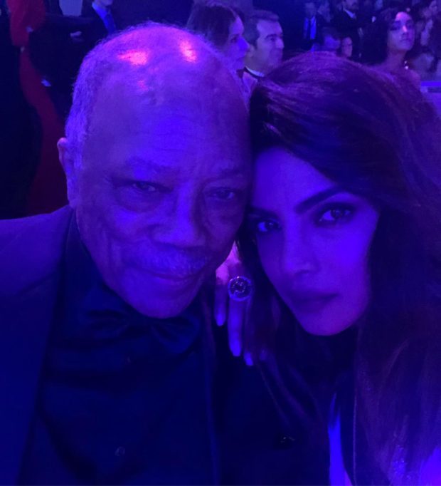 priyanka chopra can’t stop fangirling over quincy jones at the pre-grammy gala