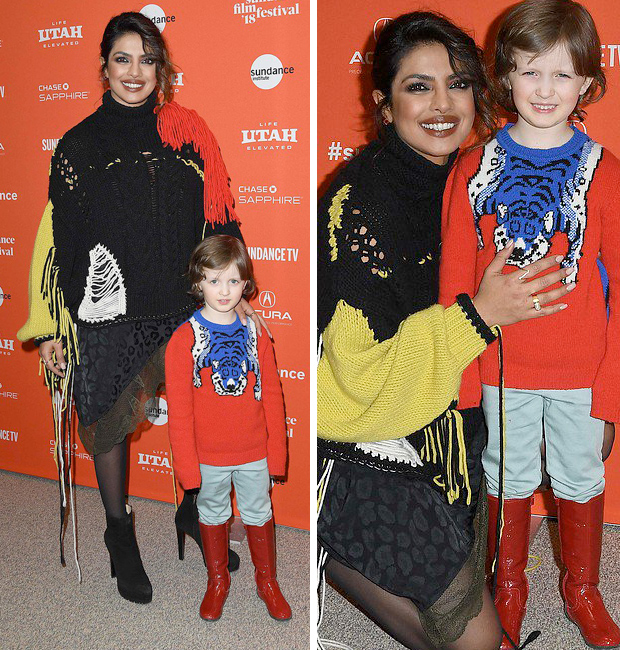 priyanka chopra stirs up a sassy storm with her quirky ensembles at the sundance film festival 2018 for a kid like jake!