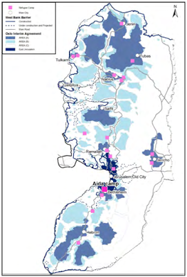 israel, palestine and the use of tear gas