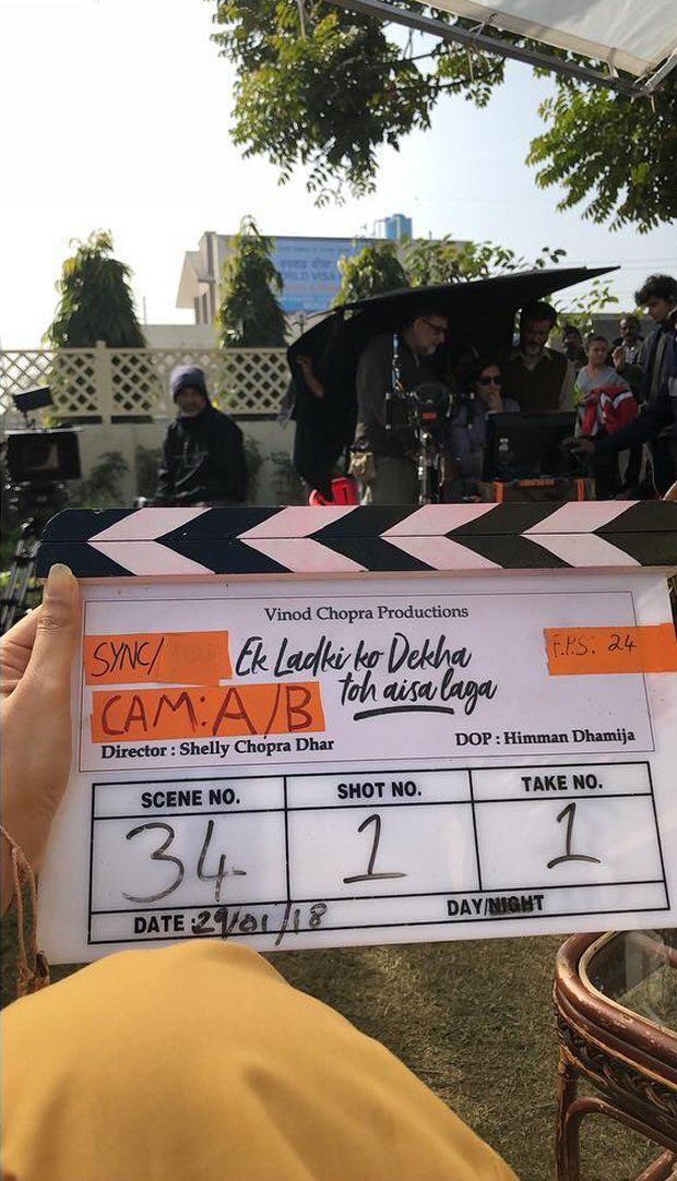 sonam kapoor kickstarts shooting for ek ladki ko dekha toh aisa laga in patiala