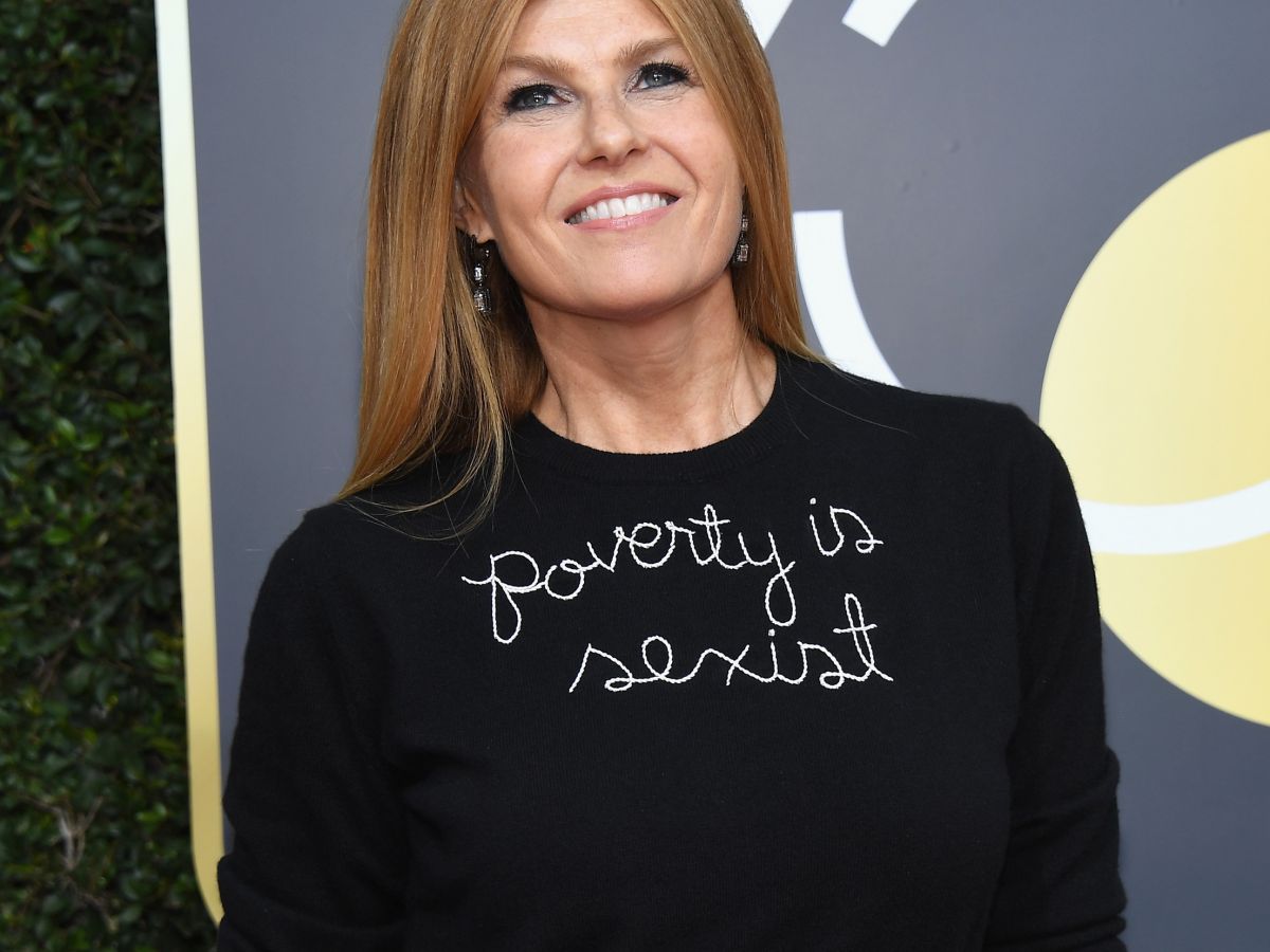 where to buy connie britton’s “poverty is sexist” sweater