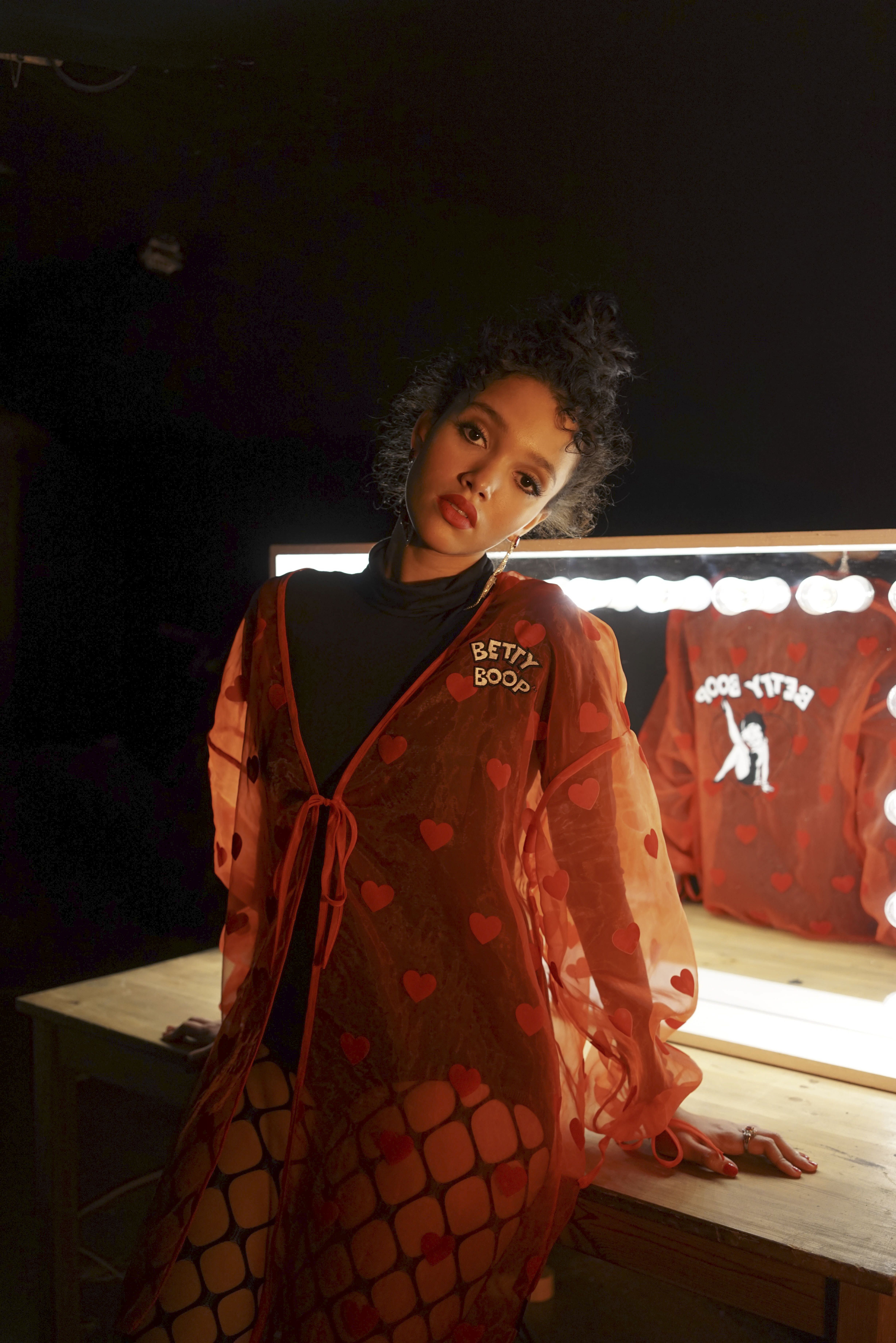 betty boop is the latest cartoon character to get her own clothing collection
