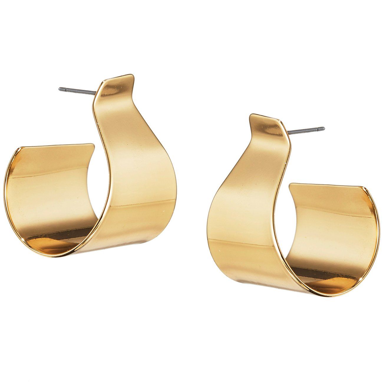 go big or go home: 27 extra-large gold earrings for making a statement