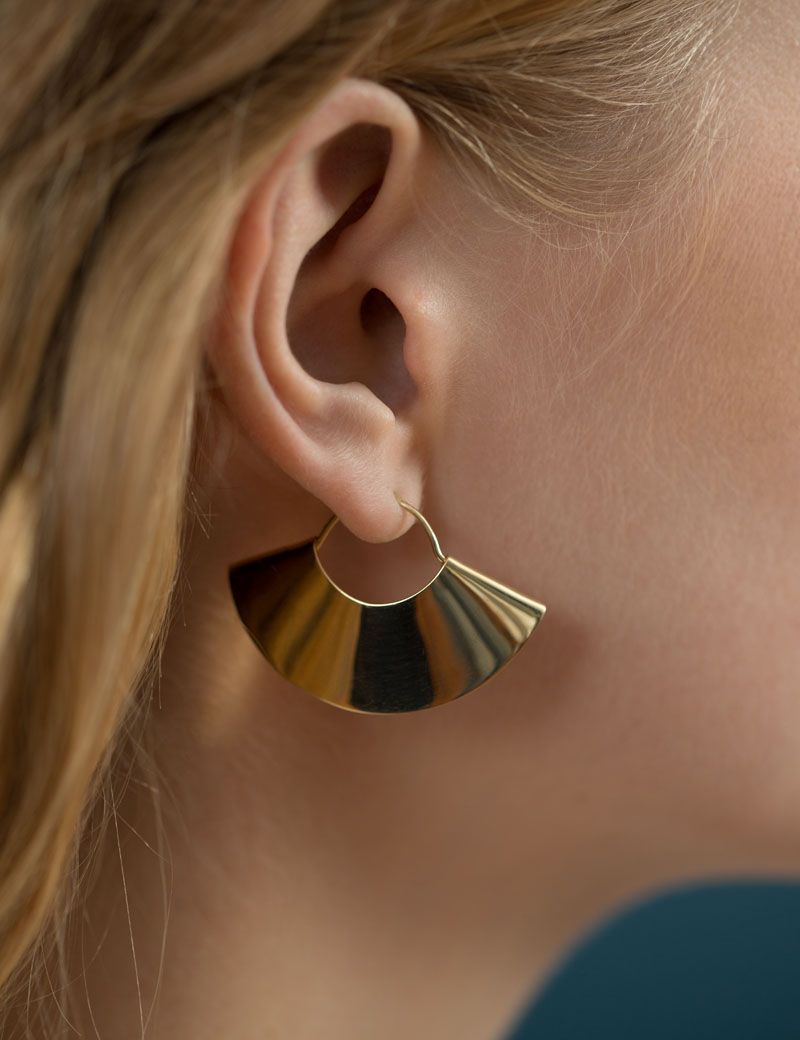 Go Big Or Go Home: 27 Extra-Large Gold Earrings For Making A Statement
