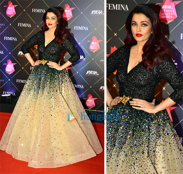 Nykaa.com Femina Beauty Awards 2018 Best Dressed: Aishwarya Rai Bachchan, Aditi Rao Hydari, Malaika Arora, Kriti Kharbanda, Pooja Hegde made heads turn! Aishwarya Rai Bachchan at Nykaa.com Femina Beauty Awards 2018