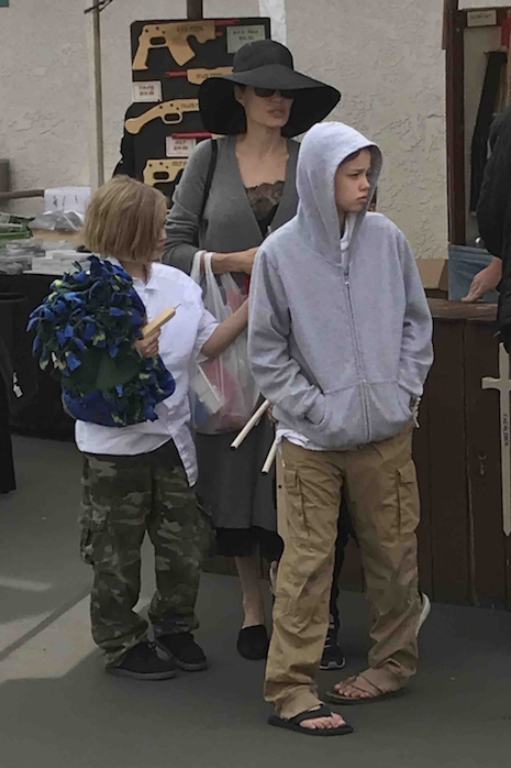 shiloh and vivienne jolie-pitt love shopping at the goodwill store