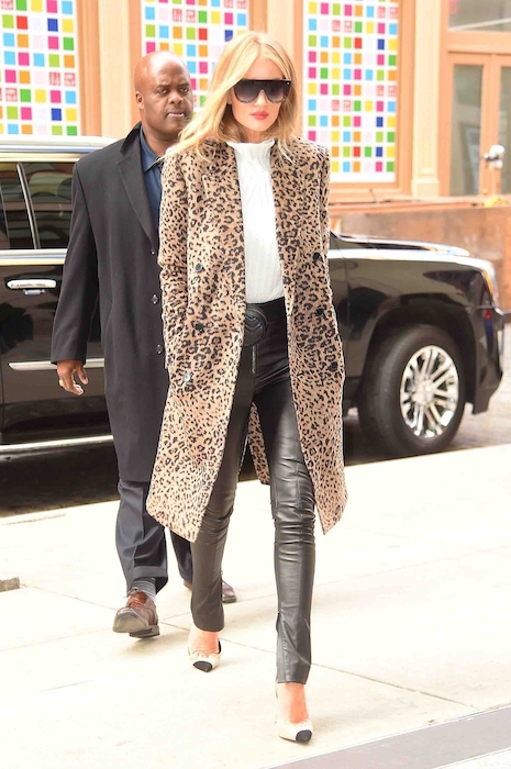 even new yorkers did a double-take when rosie huntington-whiteley arrived