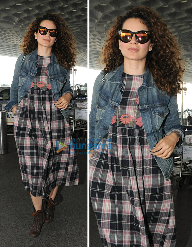 Weekly airport style: Anushka Sharma, Varun Dhawan, Shahid Kapoor, Sidharth Malhotra and and Kangana Rananut and Parineeti Chopra ace the monochrome game Kangana Ranaut airport style