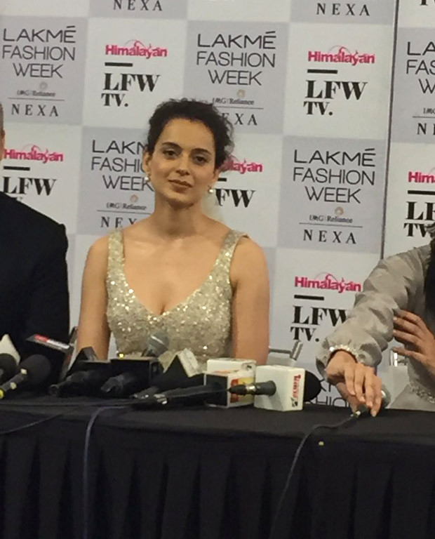 lakme fashion week 2018: kangana ranaut revisits her fashion ka jalwa days with the wonderland collection by shyamal and bhumika!