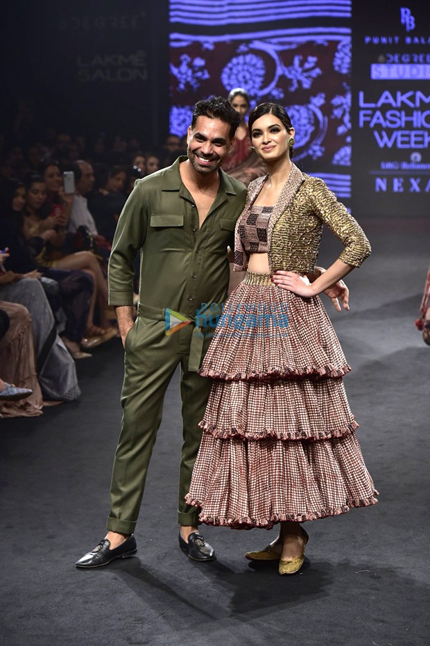 lakme fashion week 2018: diana penty looks twirls and dazzles as the showstopper for punit balana