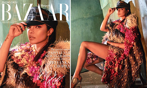 Priyanka Chopra leaves a trail of glitter, couture and oodles of subdued glamour for Harper’s Bazaar Vietnam!