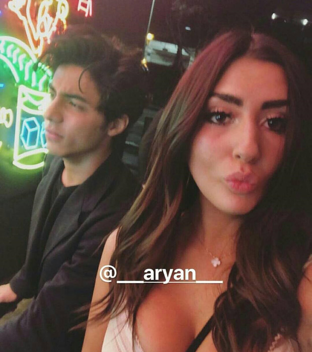 lady-killer aryan khan with a mystery woman