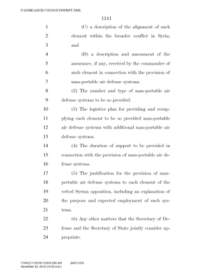 syria, the united states and the exportation of manpads