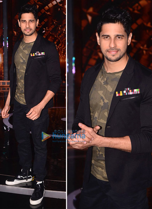 Sidharth Malhotra works the military style for Aiyaary promotions 