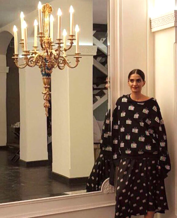 sonam kapoor is the latest guest at gauri khan designs