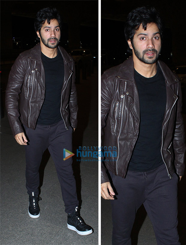 Weekly airport style: Anushka Sharma, Varun Dhawan, Shahid Kapoor, Sidharth Malhotra and and Kangana Rananut and Parineeti Chopra ace the monochrome game Varun Dhawan airport style