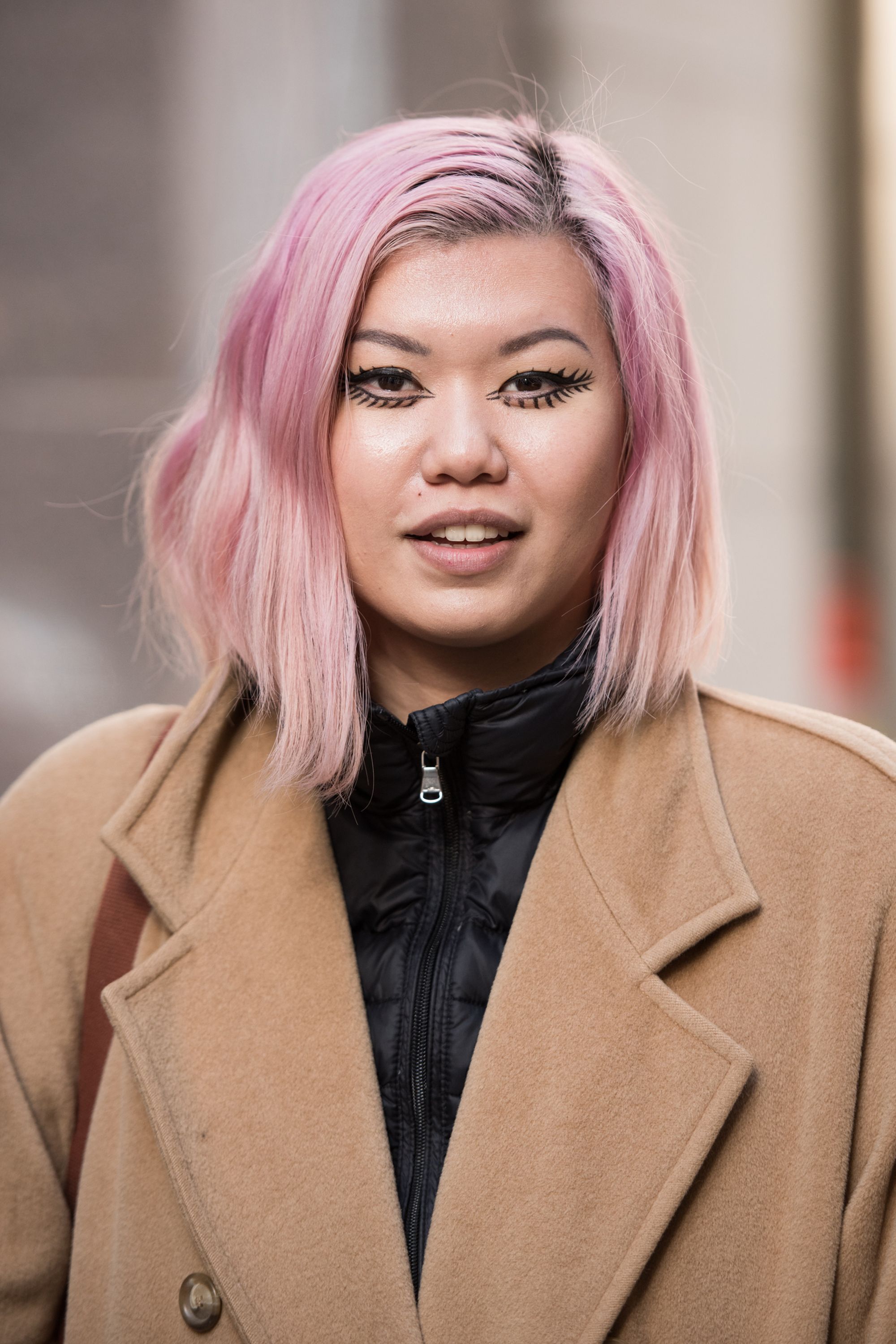 bold beauty looks are ruling nyfw street style & it’s so refreshing