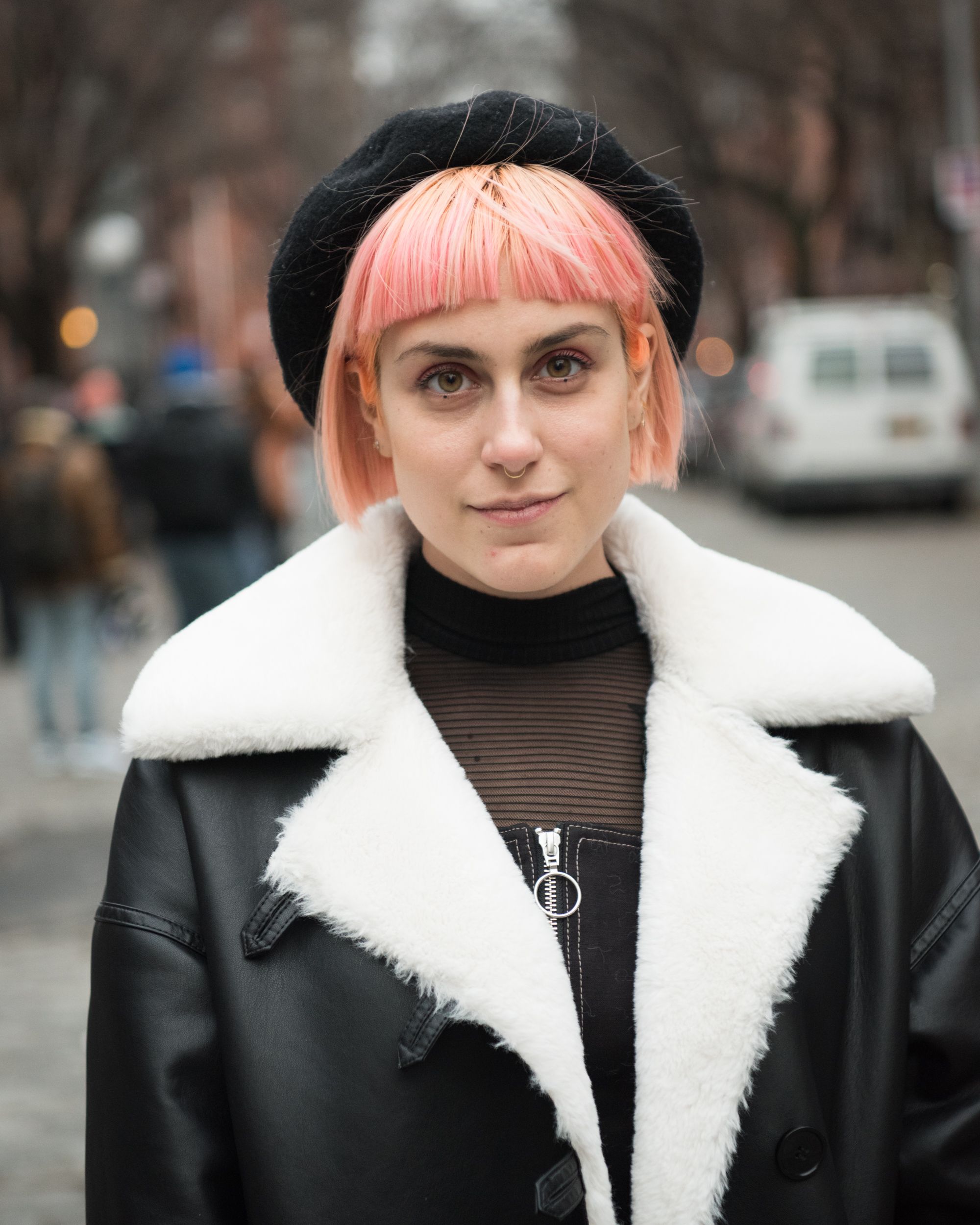 bold beauty looks are ruling nyfw street style & it’s so refreshing