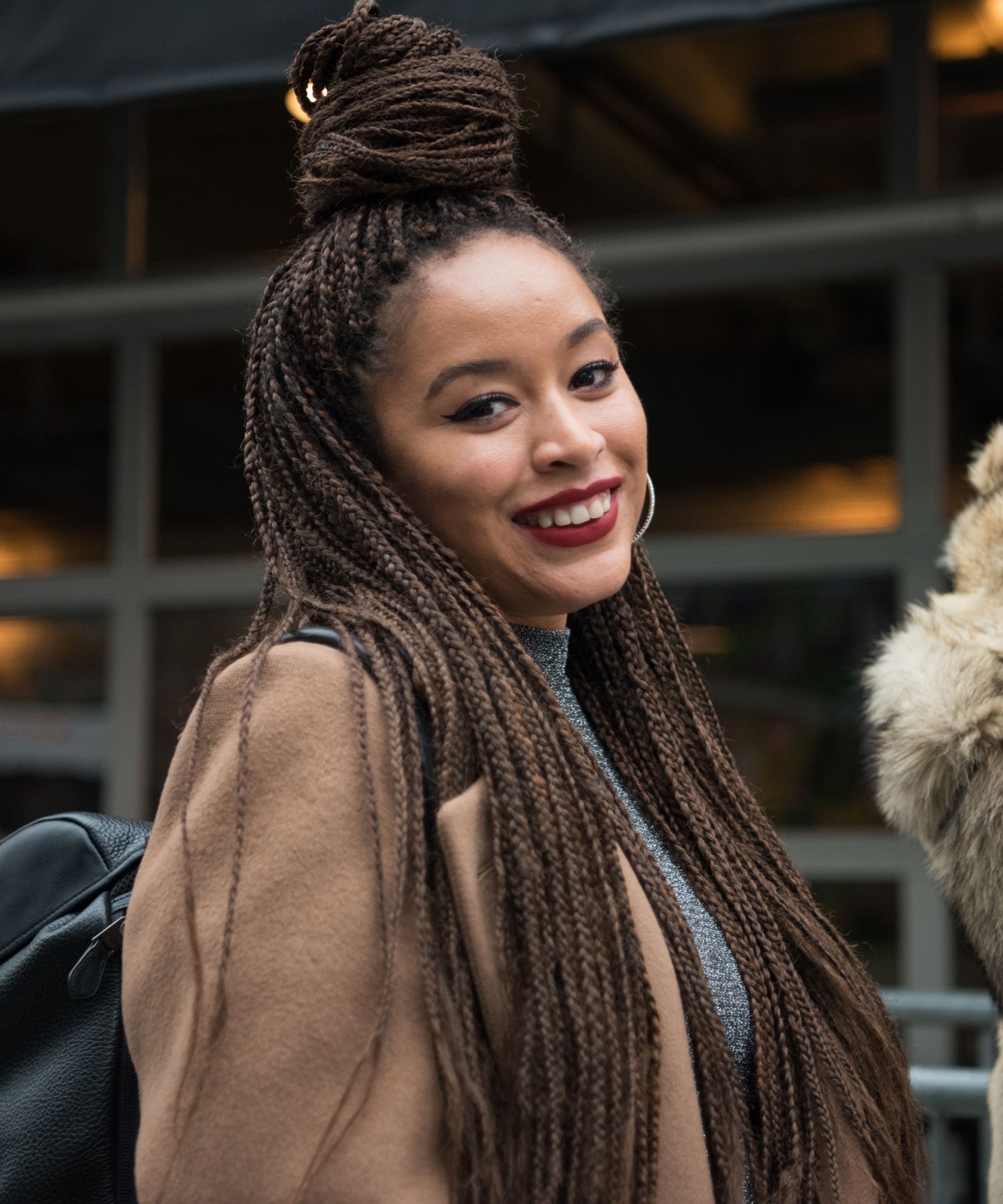 bold beauty looks are ruling nyfw street style & it’s so refreshing