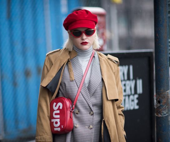 bold beauty looks are ruling nyfw street style & it’s so refreshing