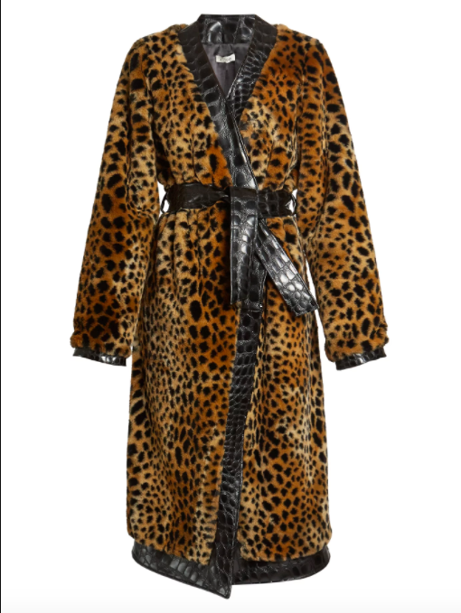 the triumphant return of the leopard print coat