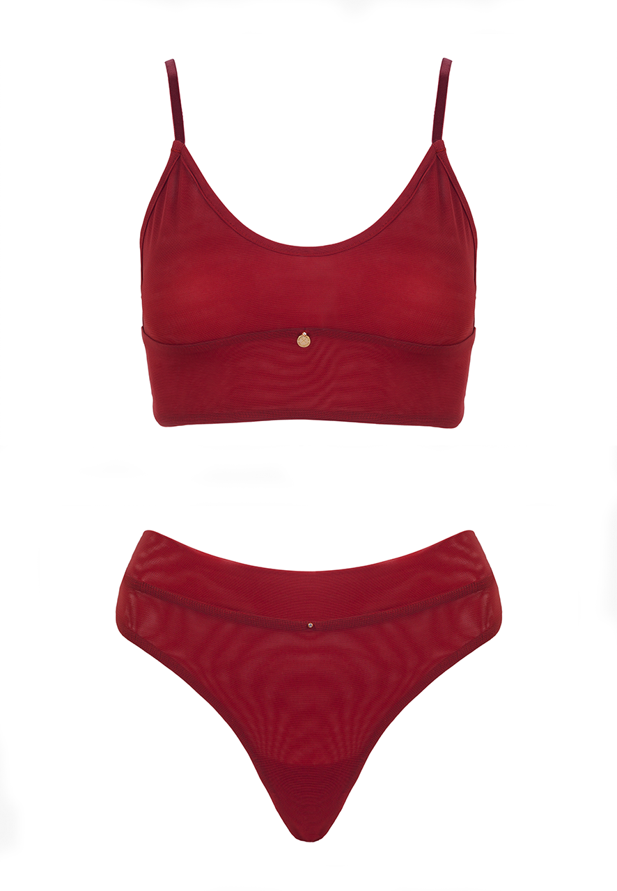 embrace the valentine’s day cliché with these red lingerie sets