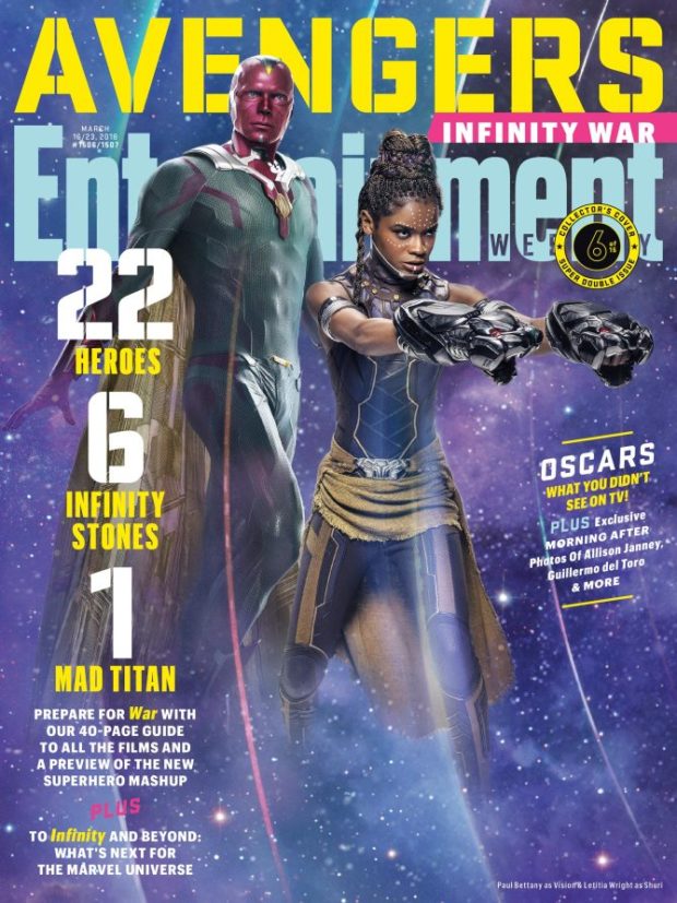 avengers: infinity war: chris evans, robert downey jr, chadwick boseman, tom holland and others take over entertainment weekly covers