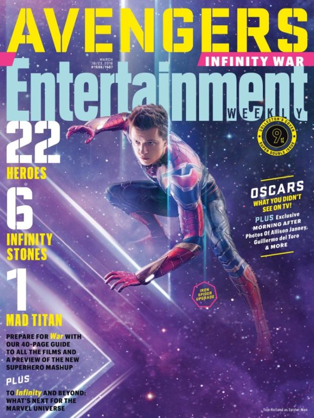 avengers: infinity war: chris evans, robert downey jr, chadwick boseman, tom holland and others take over entertainment weekly covers