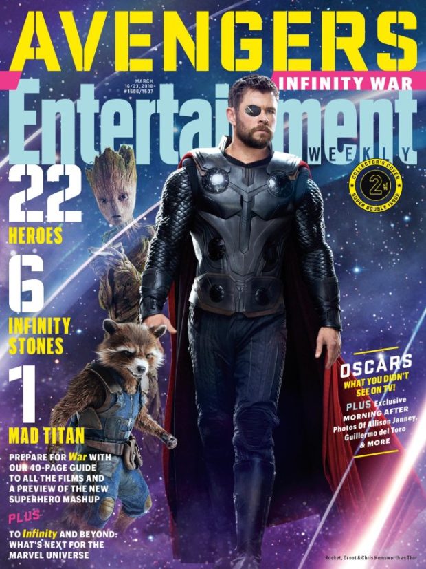 avengers: infinity war: chris evans, robert downey jr, chadwick boseman, tom holland and others take over entertainment weekly covers