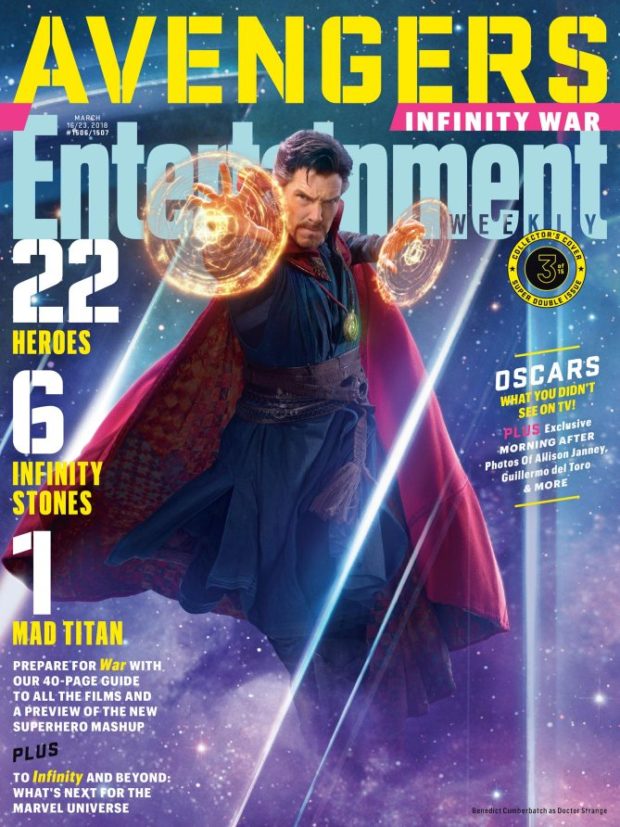 avengers: infinity war: chris evans, robert downey jr, chadwick boseman, tom holland and others take over entertainment weekly covers