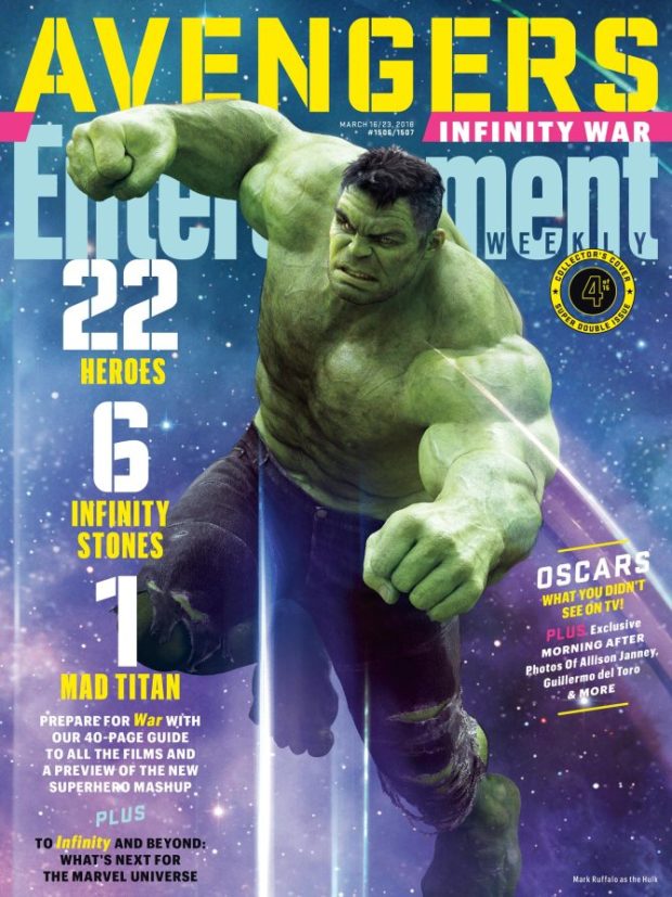 avengers: infinity war: chris evans, robert downey jr, chadwick boseman, tom holland and others take over entertainment weekly covers