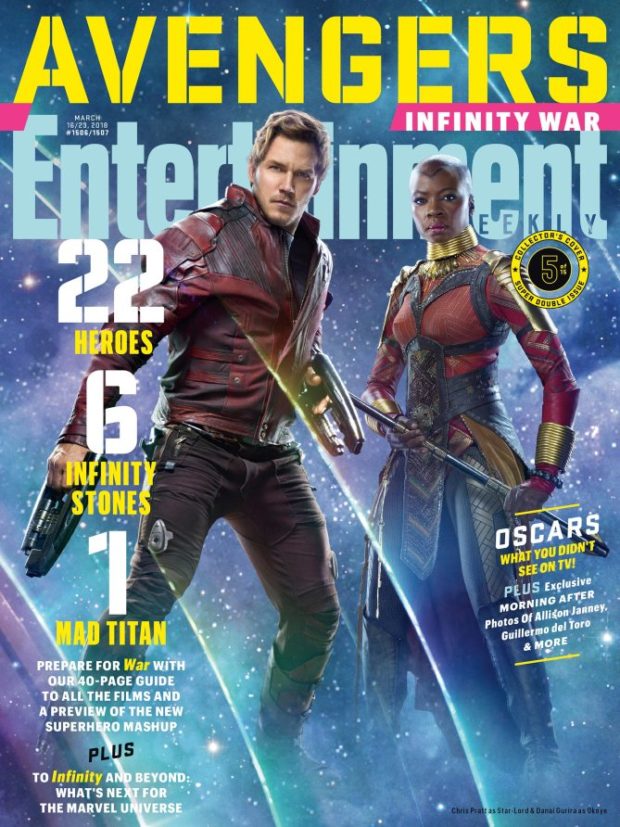 avengers: infinity war: chris evans, robert downey jr, chadwick boseman, tom holland and others take over entertainment weekly covers