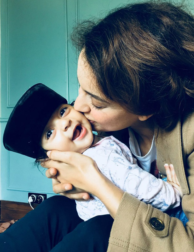 Awww! Kangana Ranaut coochie-coos with sister Rangoli Chandel’s son 