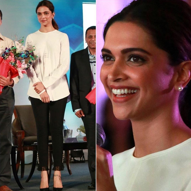 Deepika Padukone at The Live Love Laugh 2018 National Survey Report How India Perceives Mental Health