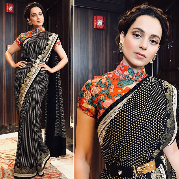 Kangana Ranaut in Sabyasachi at the capital