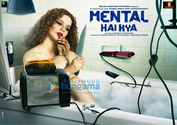 Mental Hai Kya: Kangana Ranaut is raw, dishevelled, naked in a bathtub