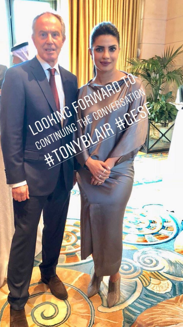 Priyanka Chopra meets Charlize Theron, Lewis Hamilton and Suits stars Gina Torres and Sarah Rafferty in Dubai