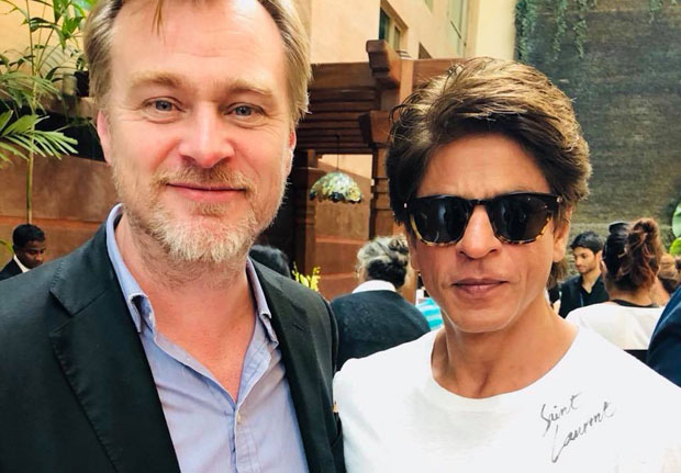 Shah Rukh Khan has a fanboy moment meeting ace filmmaker Christopher Nolan