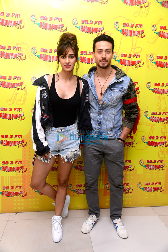 Tiger Shroff and Disha Patani promote Baaghi 2 in the city