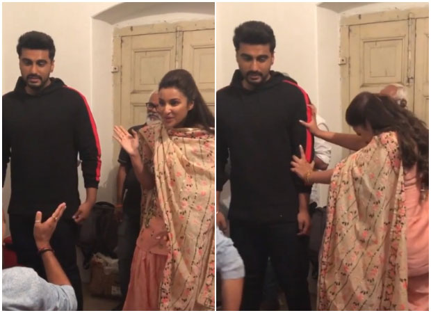 WATCH: Parineeti Chopra tries HARD to push Namaste England co-star Arjun Kapoo